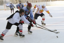 Хоккейные страсти в январскую стужу